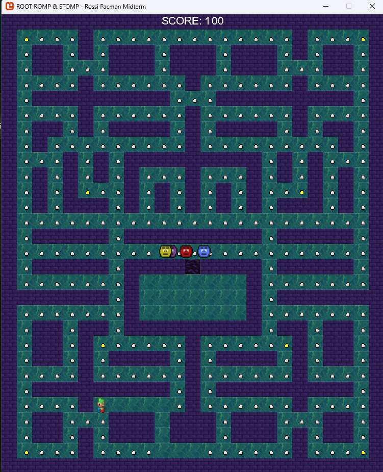 Monogame Pac-Man AI screenshot